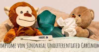 Symptome von Sinonasal Undifferentiated Carcinoma