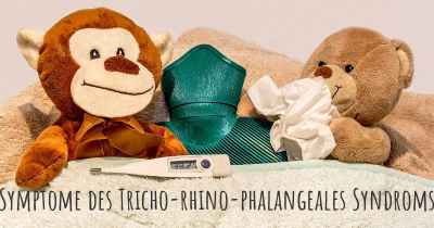 Symptome des Tricho-rhino-phalangeales Syndroms