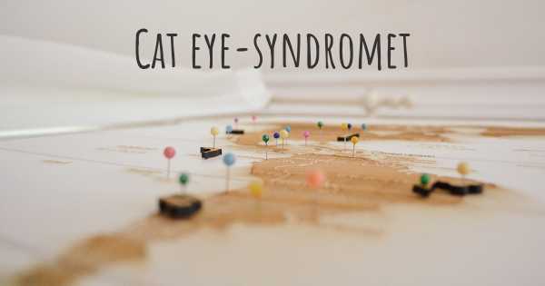 Cat eye-syndromet