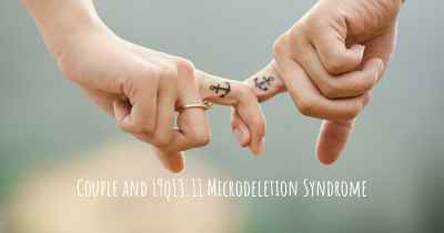Couple and 19q13.11 Microdeletion Syndrome