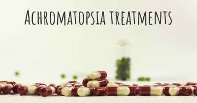 Achromatopsia treatments