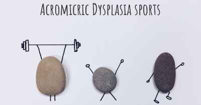 Acromicric Dysplasia sports