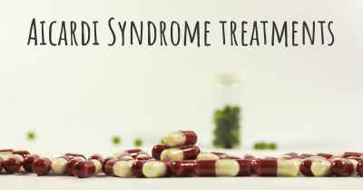 Aicardi Syndrome treatments
