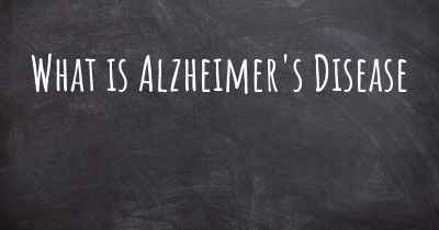 What is Alzheimer's Disease
