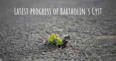 Latest progress of Bartholin's Cyst