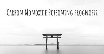 Carbon Monoxide Poisoning prognosis