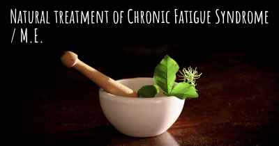 Natural treatment of Chronic Fatigue Syndrome / M.E.
