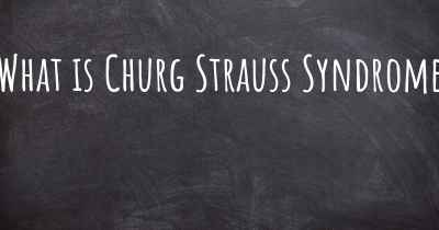 What is Churg Strauss Syndrome