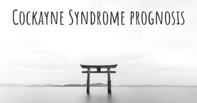 Cockayne Syndrome prognosis