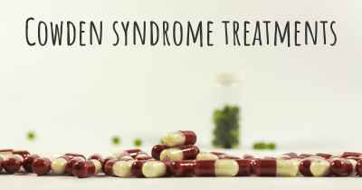Cowden syndrome treatments
