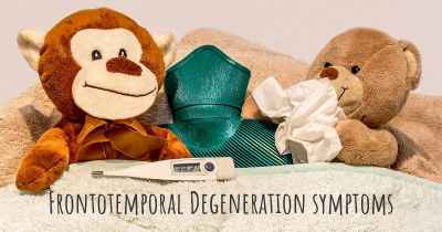 Frontotemporal Degeneration symptoms