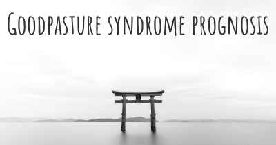 Goodpasture syndrome prognosis