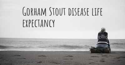 Gorham Stout disease life expectancy