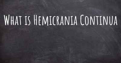 What is Hemicrania Continua