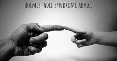 Holmes-Adie Syndrome advice