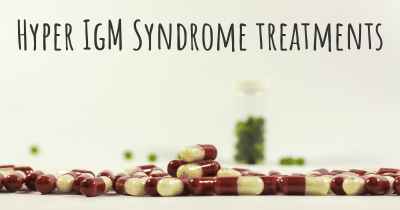 Hyper IgM Syndrome treatments