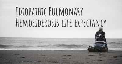 Idiopathic Pulmonary Hemosiderosis life expectancy
