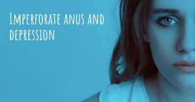 Imperforate anus and depression