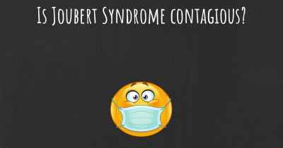 Is Joubert Syndrome contagious?