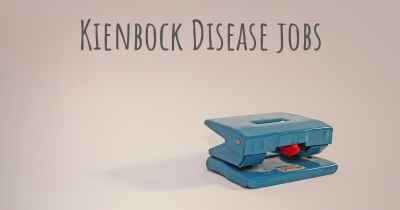 Kienbock Disease jobs