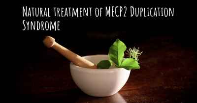 Natural treatment of MECP2 Duplication Syndrome
