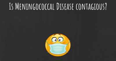 Is Meningococcal Disease contagious?