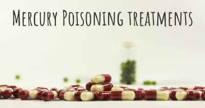 Mercury Poisoning treatments