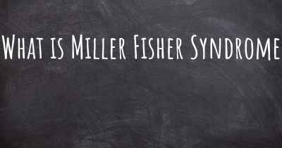 What is Miller Fisher Syndrome