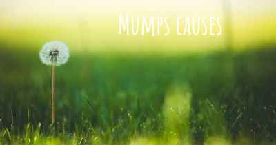 Mumps causes