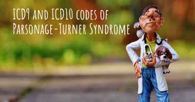 ICD9 and ICD10 codes of Parsonage-Turner Syndrome