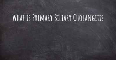 What is Primary Biliary Cholangitis
