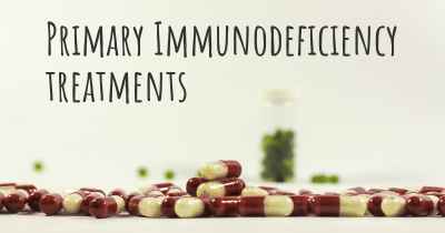 Primary Immunodeficiency treatments