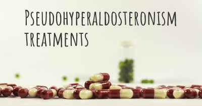 Pseudohyperaldosteronism treatments
