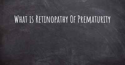 What is Retinopathy Of Prematurity