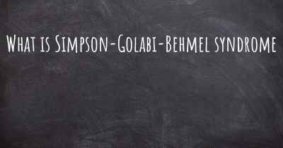 What is Simpson-Golabi-Behmel syndrome