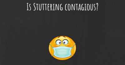 Is Stuttering contagious?