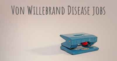 Von Willebrand Disease jobs
