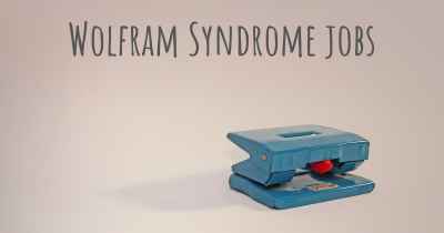 Wolfram Syndrome jobs