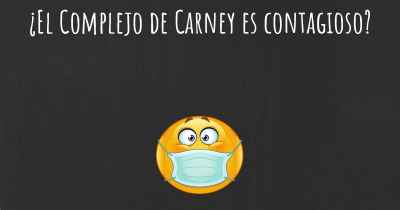 ¿El Complejo de Carney es contagioso?