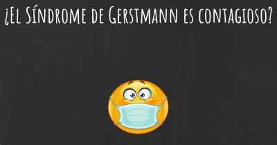 ¿El Síndrome de Gerstmann es contagioso?