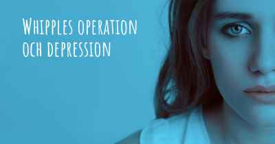Whipples operation och depression
