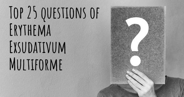 Erythema Exsudativum Multiforme Top 25 Fragen