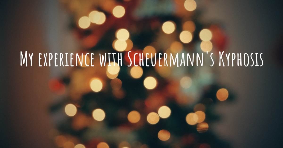 Story about Scheuermanns disease .