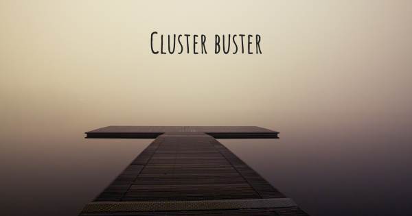 CLUSTER BUSTER