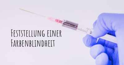 Feststellung einer Farbenblindheit