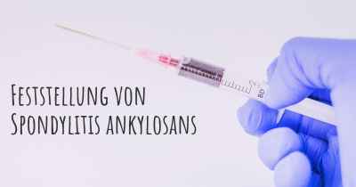 Feststellung von Spondylitis ankylosans