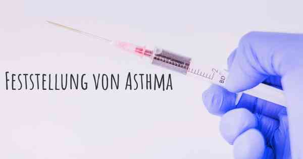 Feststellung von Asthma