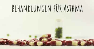 Behandlungen für Asthma