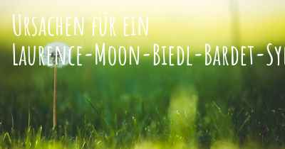 Ursachen für ein Laurence-Moon-Biedl-Bardet-Syndrom