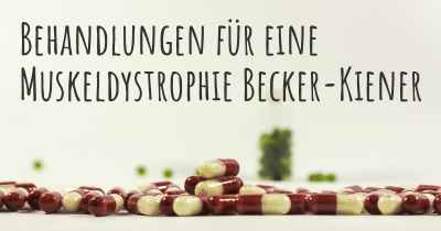 Behandlungen für eine Muskeldystrophie Becker-Kiener